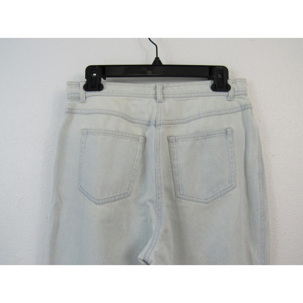 Together Size 10 Light Wash Denim Jeans Embroidered Butterflies Straight Leg - Picture 6 of 7